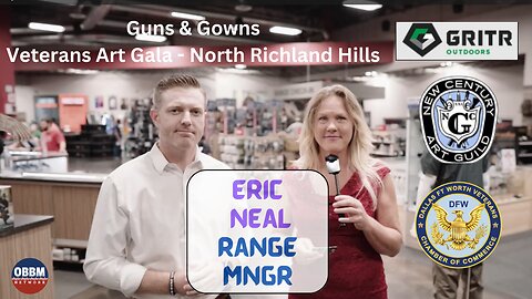 Gritr Range Manager Eric Neal - Guns & Gowns Veteran Art Gala #DFW 2023