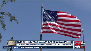 Thousand Flags event at Park at River Walk
