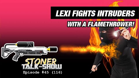 Lexi Using a Real Flamethrower Gun on Intruders❗️