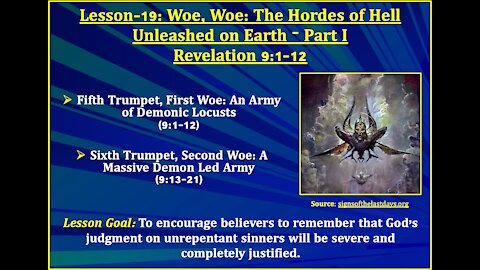 Revelation Lesson-19: Woe, Woe: The Hordes of Hell Unleashed on Earth - Part I