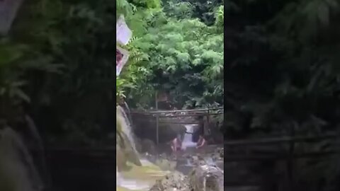 Mainit Falls in ComVal. Pls Like&Subscribe. #shorts #falls #travel #touristplace #travel #mainit