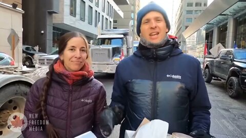 Speaking With Protestors Downtown Ottawa FREEDOM CONVOY #ottawa #freedomconvoy2022