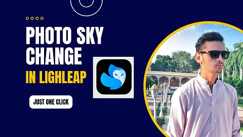 Photo sky change in One click | How to change sky in mobile.