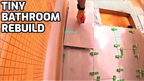 Rebuilding a Tiny Bathroom