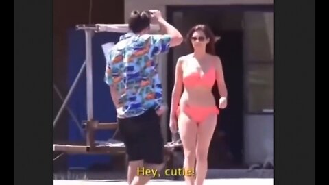 Man Asks Woman In Bikini To Have Dinner With Him