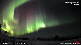 Northern Lights-Levi, Lapland Finland 🌟 11/21/22 23:50