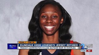 Slain Dundalk High School star's jersey retired