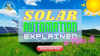 Check Out This Exciting New Automation Opportunity In The Solar Space! Over 300% ROI Potential!