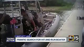 Body camera footage released in hit-and-run crash on Bartlett Lake