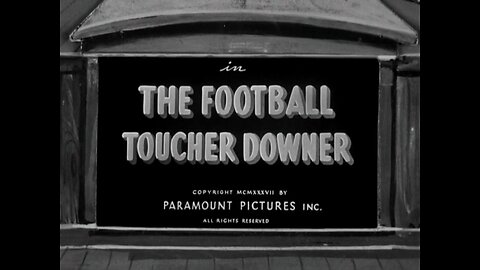 Popeye The Sailor - The Football Toucher Downer (1937)