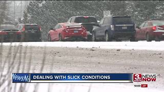 More freezing rain making driving difficult