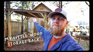 Vlog Episode 2 : Scrap Fence Wood Storage Rack