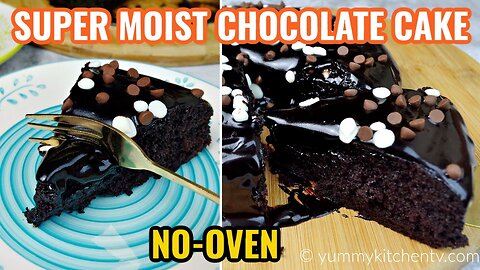 Moist Chocolate Cake | No Oven | Steamed Chocolate Cake
