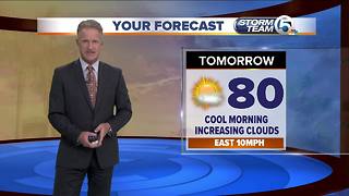 Latest Weather Forecast 11 p.m. Thursday