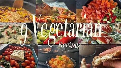 9 Vegetarian 🌱 & Healthy Recipes For Lunch 🥙 Or Dinner 🍽️