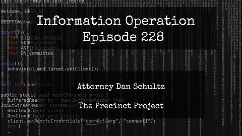 IO Episode 228 - Dan Schultz - Precinct Project
