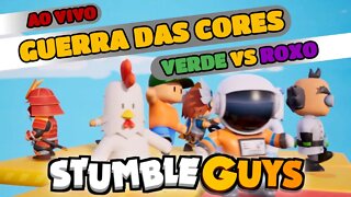 #stumbleguys GUERRA DAS CORES ROXO X VERDE