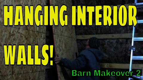 Mounting Pole Barn Interior Wall Panels By Myself! DIY