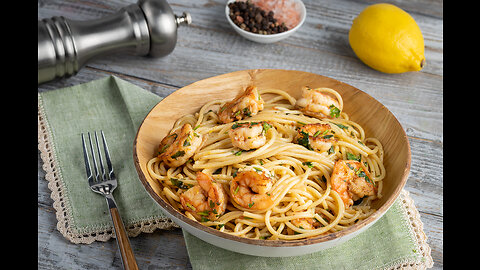 Spicy Butter Garlic Shrimp Pasta Recipe