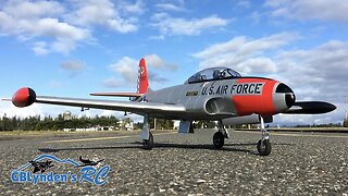 Freewing T-33 Shooting Star 80mm EDF Jet Maiden Flight