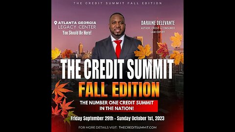 Join the #1 Credit Summit in the nation coming this fall