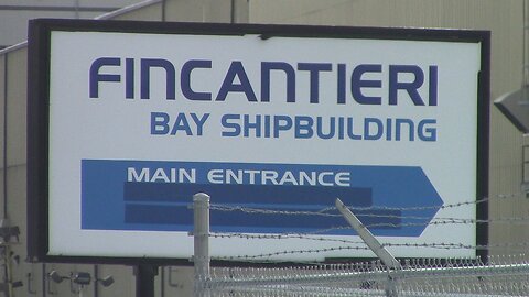 Fincantieri Bay Shipbuilding tour from the parking lot