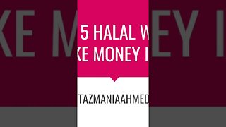 TOP 5 WAYS TO MAKE HALAL MONEY! 😵 #shorts #islam #money #viral