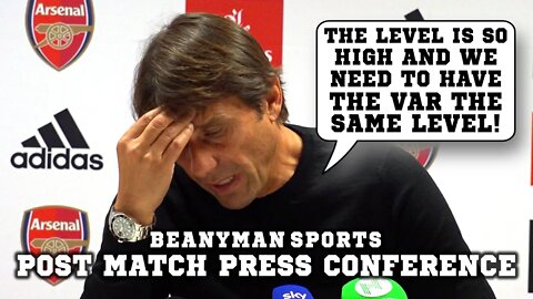 'Level is so HIGH! We need level of REFEREE & VAR the same!'| Arsenal 3-1 Tottenham | Antonio Conte