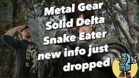 Metal Gear Solid Delta just dropped some new info! Working with Kojima would be a dream for Konami!