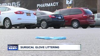 Stop pandemic littering: Surgical gloves dumped in parking lots