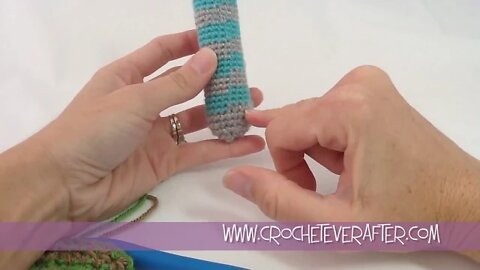 Jogless Stripes in Half Double Crochet When Working in Spirals