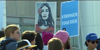 4th annual Empowering Women's March takes place in downtown Las Vegas