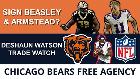 FRESH Bears Rumors: Sign Cole Beasley & Terron Armstead? Deshaun Watson Trade Watch, Justin Fields