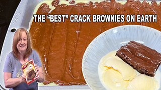 CRACK BROWNIES, The Best Brownies On Earth, Pinterest Recipe