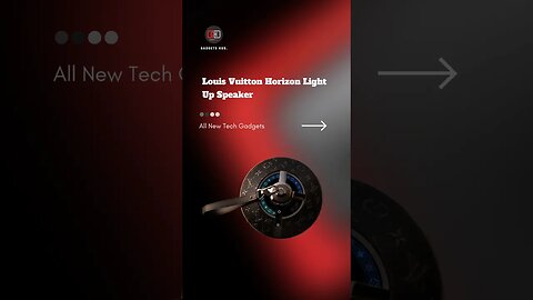 Louis Vuitton Horizon Light Up Speaker #gadget #speaker