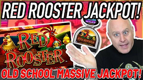 I AM SO LUCKY I FILMED THIS BONUS! 🎥 MASSIVE RED ROOSTER JACKPOT CAUGHT LIVE ON FILM!