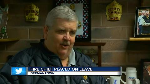 Germantown fire chief placed on leave over 'confidential HR issue'