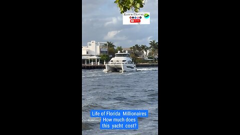Life of Florida Millionaires What do you think, how much does this yacht cost?