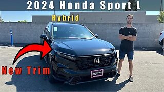 2024 Honda CR-V Hybrid Sport L - new trim, features, review.