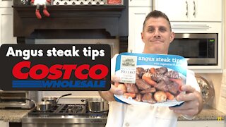 Review of Angus beef tips from Costco | Chef Dawg