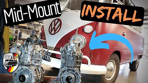 VW Bus Transaxle Mid Mount Install!