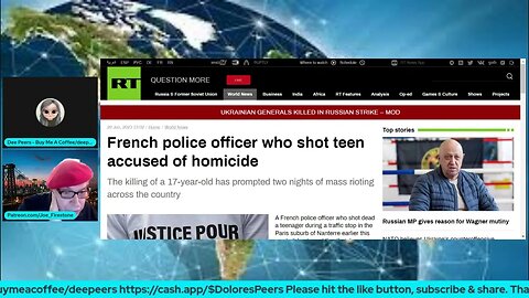 French Police Officer Who Shot Teen Accused Of Homicide (clip)