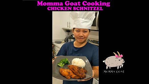 Momma Goat Cooking - Chicken Schnitzel - Quick and Easy Schnitzel In Minutes