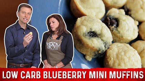 How to Make Best Blueberry Mini Muffin Bites by Dr. Berg