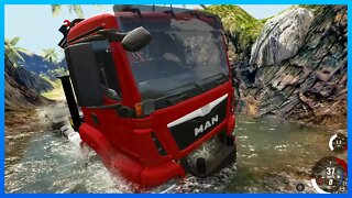 TruckFails | Trucks vs Giant Potholes #235 | BeamNG.Drive |TrucksFails