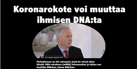 Koronarokote voi muuttaa ihmisen DNAta