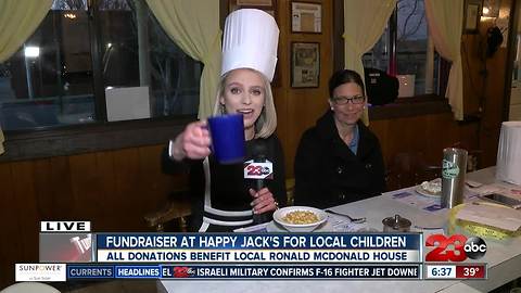 Happy Jack's donating all proceeds on Sunday to Bakersfield Ronald McDonald House