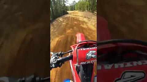 Morning cruise on the red rocket // #shorts #youtubeshorts #motocross #honda #dirtbikes