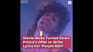 Stevie Nicks Turned Down Prince’s Offer to Write Lyrics For ‘Purple Rain’