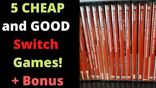 5 Amazing & CHEAP Switch Games (+ BONUS Game)